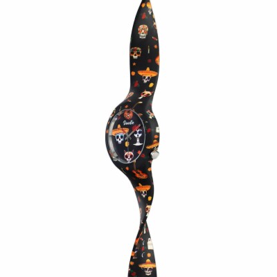 Montre Doodle Calaveras Mood Orange