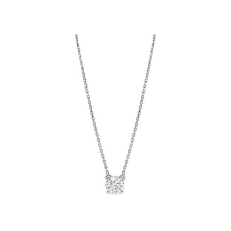 Collier Diamanti en or blanc 2.6g et diamant de synthèse de 0.7ct