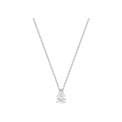 Collier Diamanti en or blanc 2.5g et diamant de synthèse de 1ct