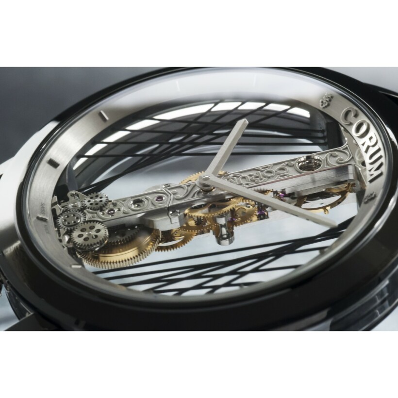 Corum Golden Bridge Round 43mm watch, Dubail Edition