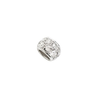 Composant DoDo Rondelle en or blanc et diamant