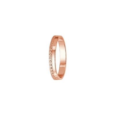 Alliance en or rose, 3mm