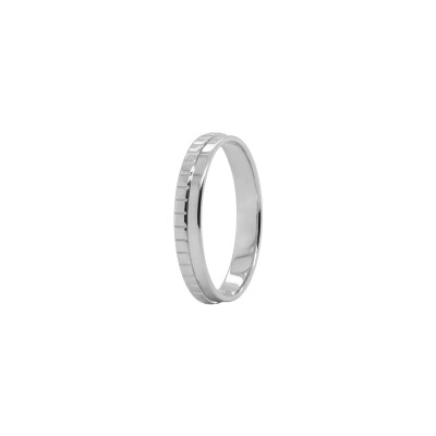 Alliance en or blanc, 3mm