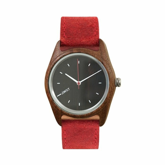 Montre DWYT FOREST GOLA Classique  Rouge vermillon 