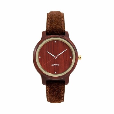 Montre DWYT Nebula  CALIFORNIA Classique Chocolat or