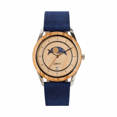 Montre DWYT Moon Full Moon Classique Bleu saphir