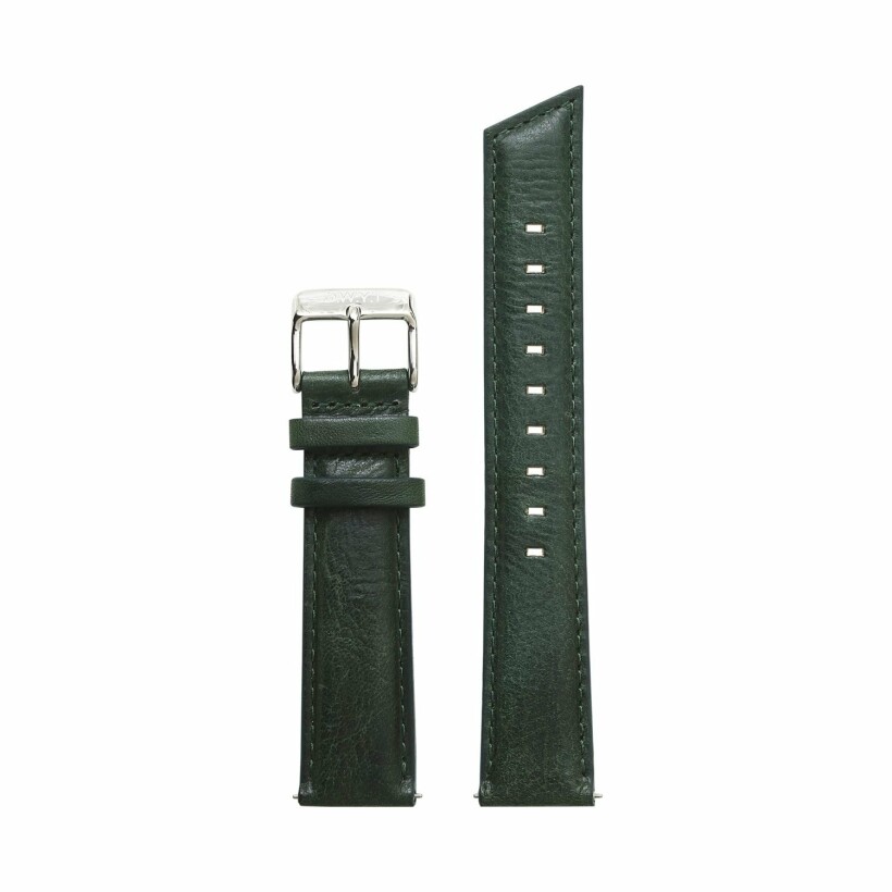 Bracelet de montre DWYT en cuir vert foret