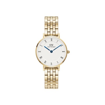 Montre Daniel Wellington Petite Roman Numerals 5-Link Gold 28mm