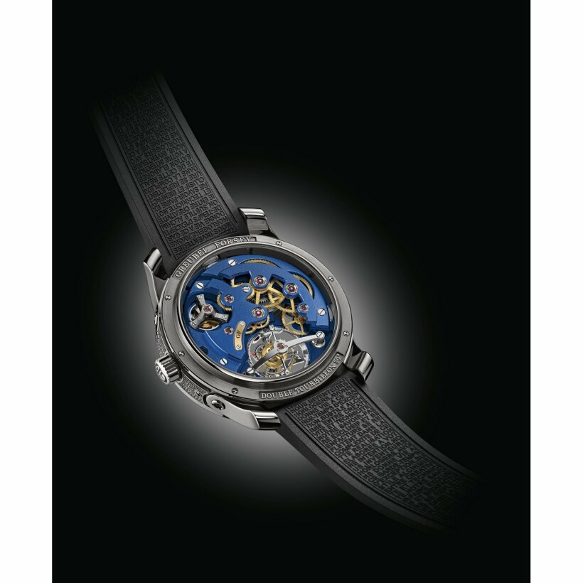 Greubel Forsey Double Tourbillon Technique Blue watch