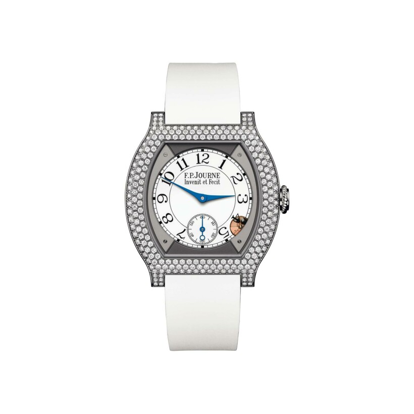 F.P. Journe élégante 40mm Titanium, 12-row diamonds watch