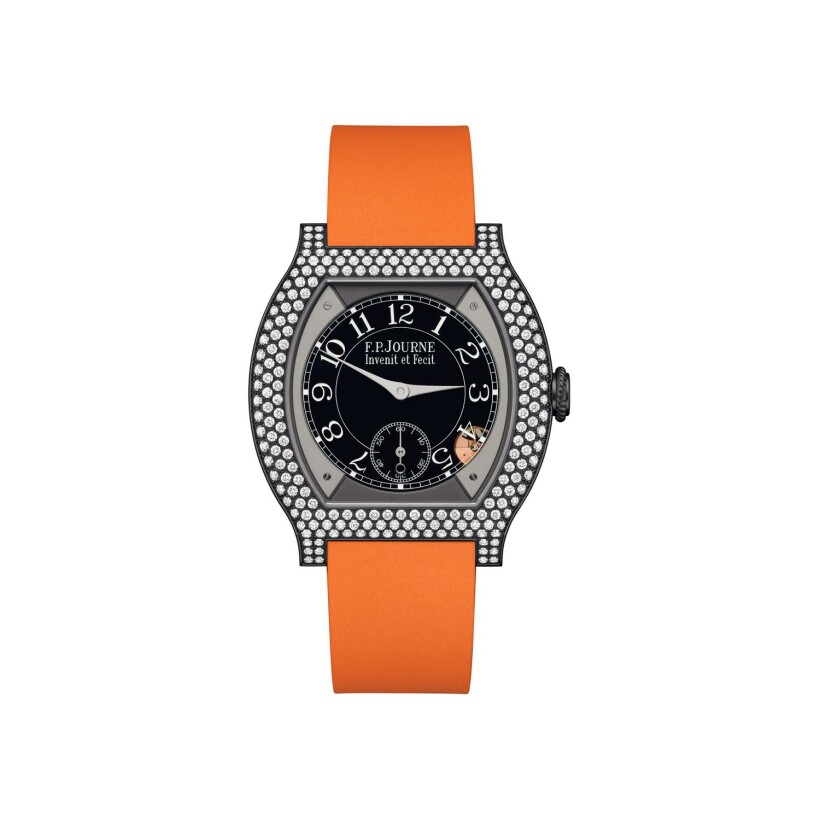 F.P. Journe élégante 40mm Titalyt® 12-row diamonds watch