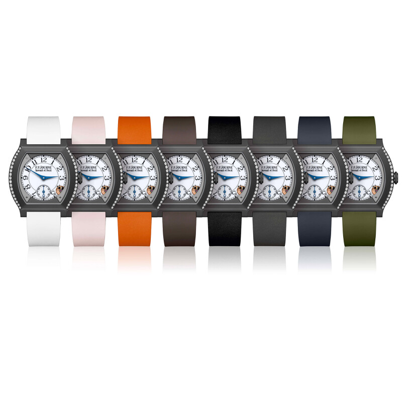 F.P. Journe élégante 40mm Titalyt® 2-row diamonds watch