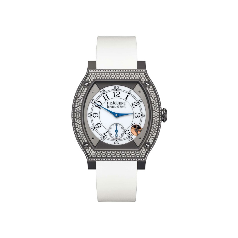 F.P. Journe élégante 48mm Titane set with diamonds watch