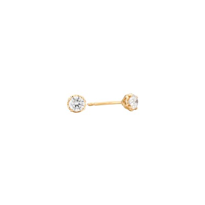 Puces d'oreilles Recarlo Anniversary en or jaune et diamant