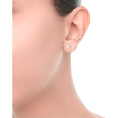 Puces d'oreilles Recarlo Anniversary en or jaune et diamant