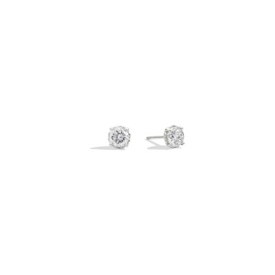 Boucles d'oreilles Recarlo Anniversary en or blanc et diamants