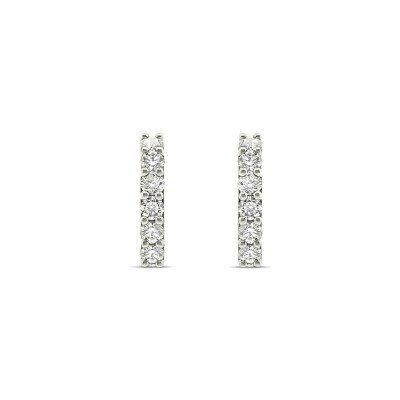 Boucles d'oreilles Vaneste en or blanc et diamants