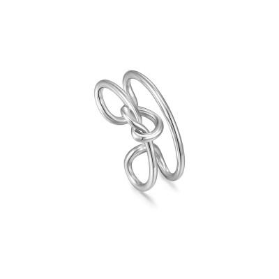 Bague Ania Haie Forget Me Knot en argent et rhodium