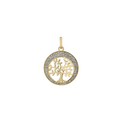Pendentif arbre de vie en or jaune