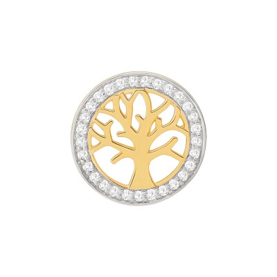 Boucles d'oreilles or jaune et diamants