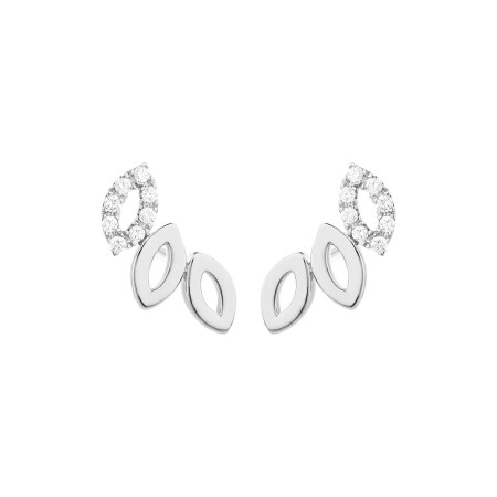 Doux Marquise white gold and diamonds earring