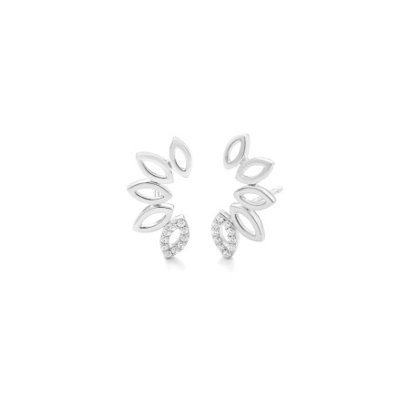 Doux Marquise white gold and diamonds earring