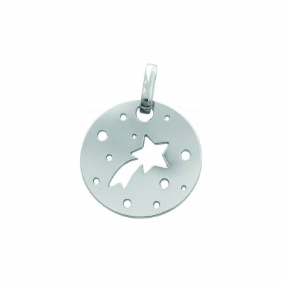 Médaille Etoile en or blanc