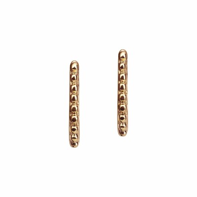 Boucles d'oreilles Isabelle Langlois en or rose
