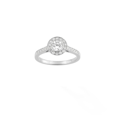 Bague en or blanc et diamant 0.75ct