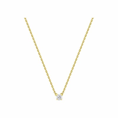 Collier en or jaune et diamants