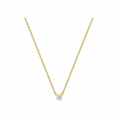 Collier en or jaune et diamants