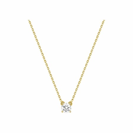 Collier en or jaune et diamants