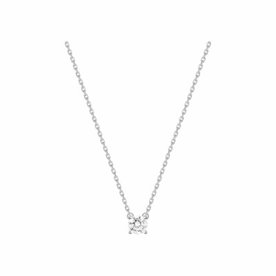 Collier en or blanc et diamants