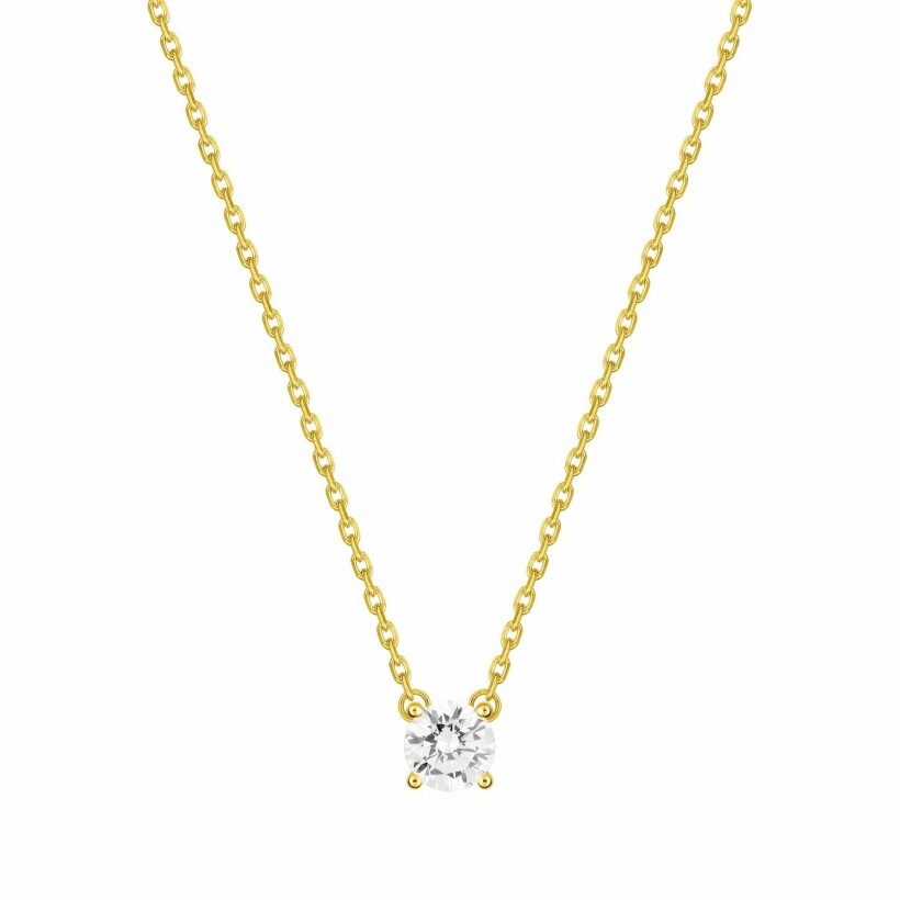 Collier en or jaune et diamant