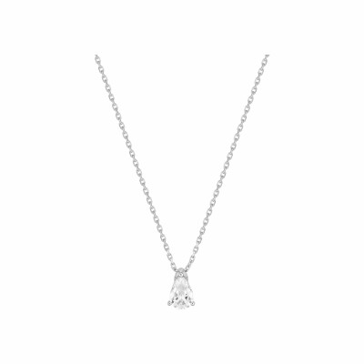 Collier en or blanc et diamants