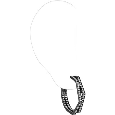 Boucles d'oreilles Repossi Antifer en or noir et diamants