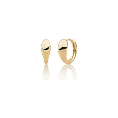 Boucles d'oreilles Sparkling BOLD FUSE SMALL en argent plaqué or jaune