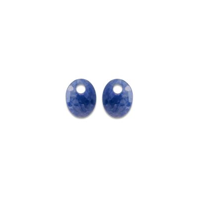 Accessoires pour boucles d'oreilles Sparkling SMALL OVAL en sodalite
