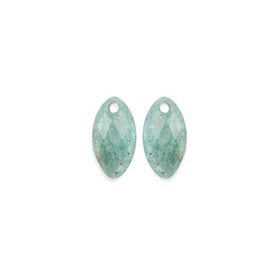 Accessoire pour Boucles d'oreilles Sparkling LEAF en amazonite