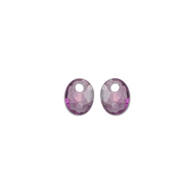 Accessoires pour boucles d'oreilles Sparkling SMALL OVAL en quartz