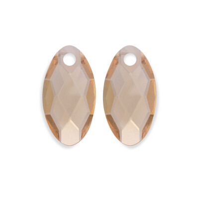 Accessoire pour Boucles d'oreilles Sparkling LEAF en citrine