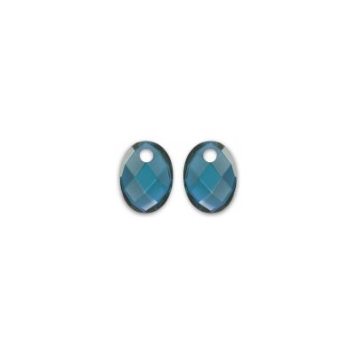 Accessoires pour boucles d'oreilles Sparkling MEDIUM OVAL en quartz