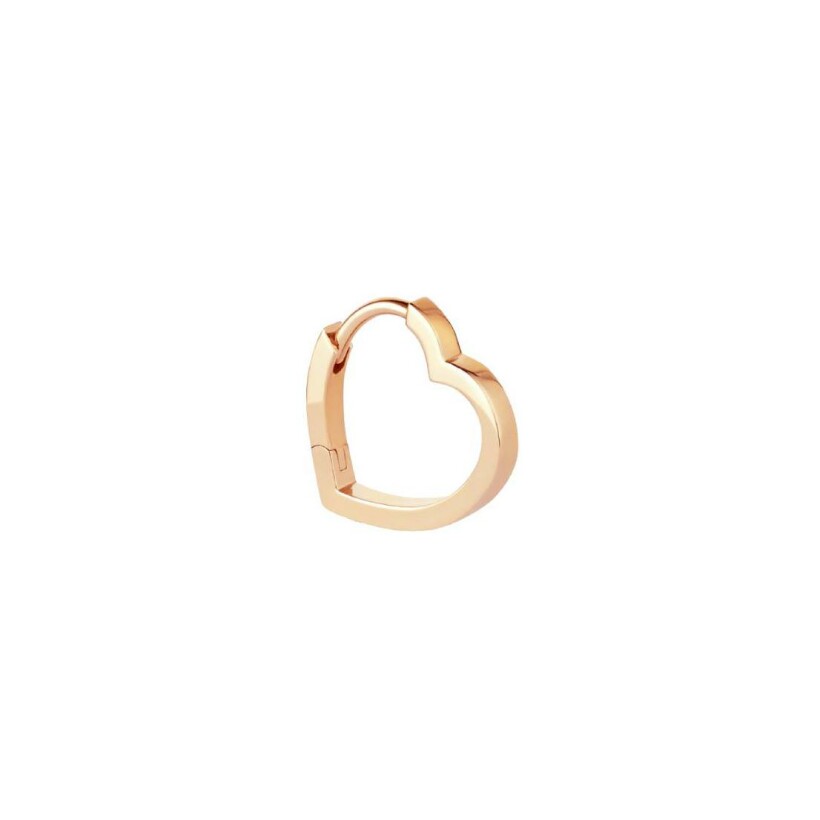 Repossi Antifer Heart hoop earring, pink gold