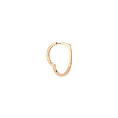 Repossi Antifer Heart hoop earring, pink gold