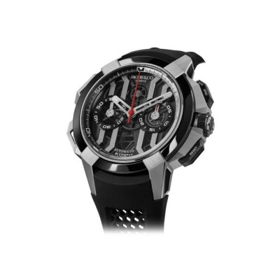 Jacob & Co Epic x Chrono 43mm titanium black ceramic watch