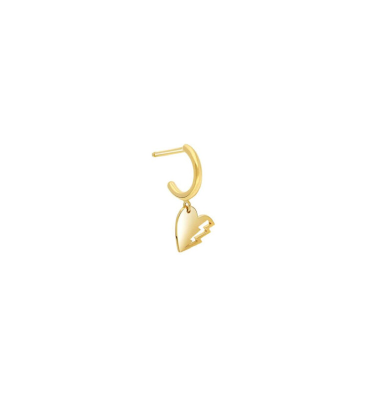 Mono Akillis LoveTag earring in yellow gold