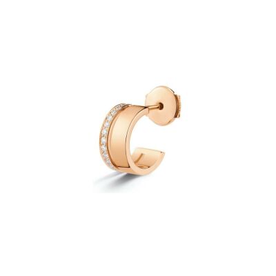 Mono boucle d'oreille gauche Repossi Berbere en or rose et diamants