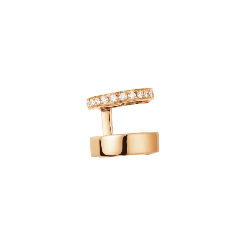 Repossi Berbere Module single earring, rose gold and diamonds