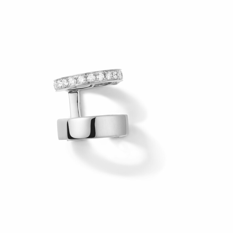 Repossi Berbere Module single earring, white gold and diamonds