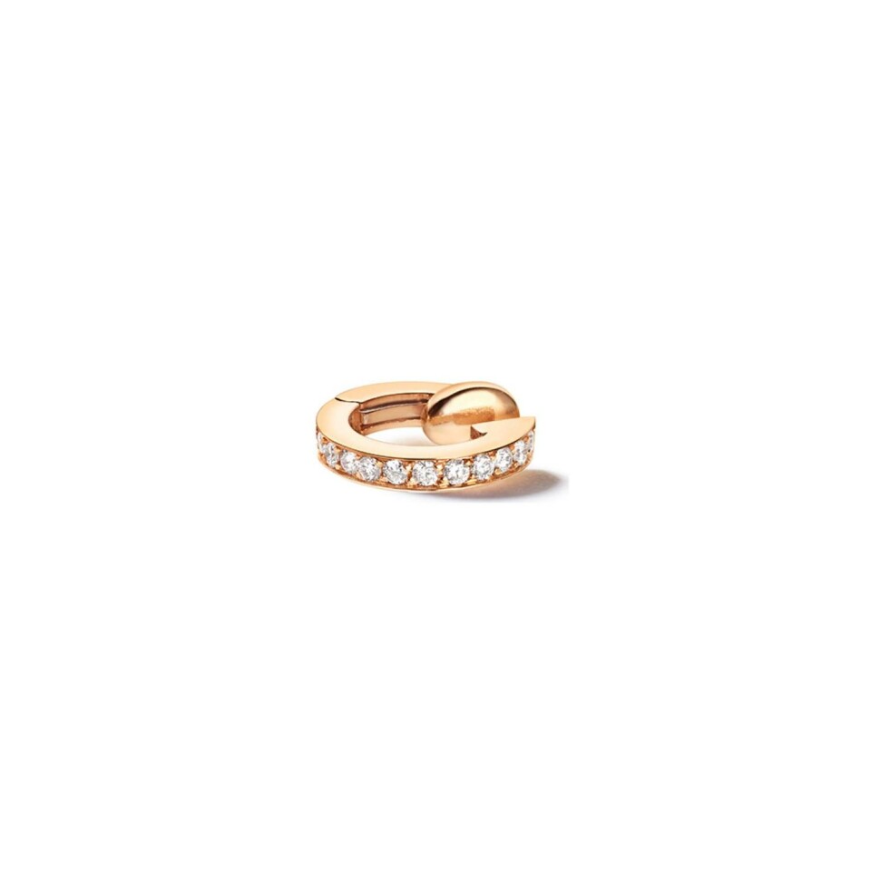 Repossi Berbere Monotype earrings, rose gold, diamonds